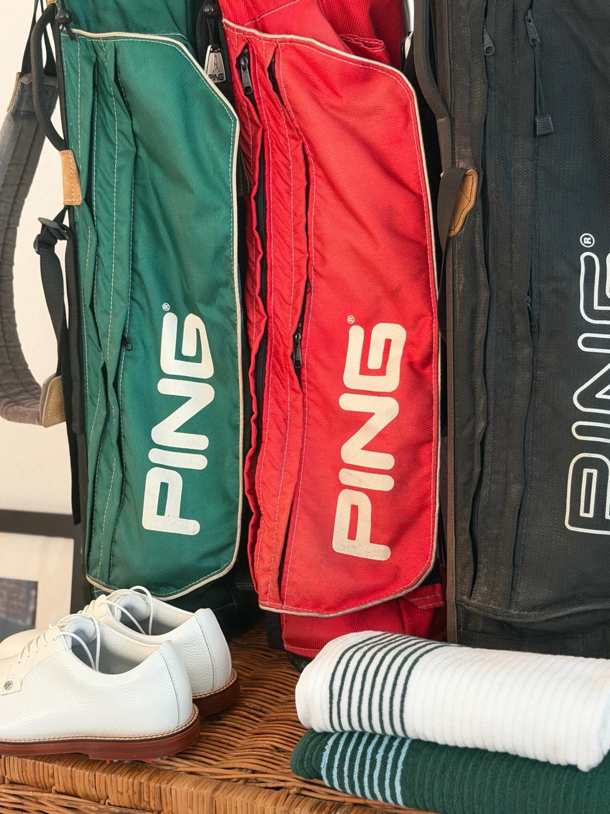 Original Ping L8 Kelly Green Single Strap Stand Bag
