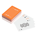 Craighill playing cards, orange, white box