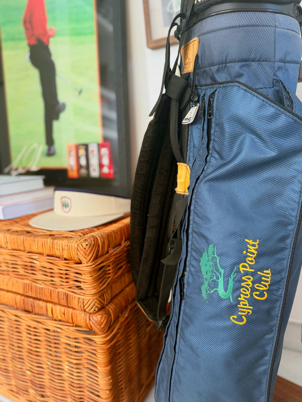 Vintage Ping L8 Cypress Point Dual Strap Stand Bag