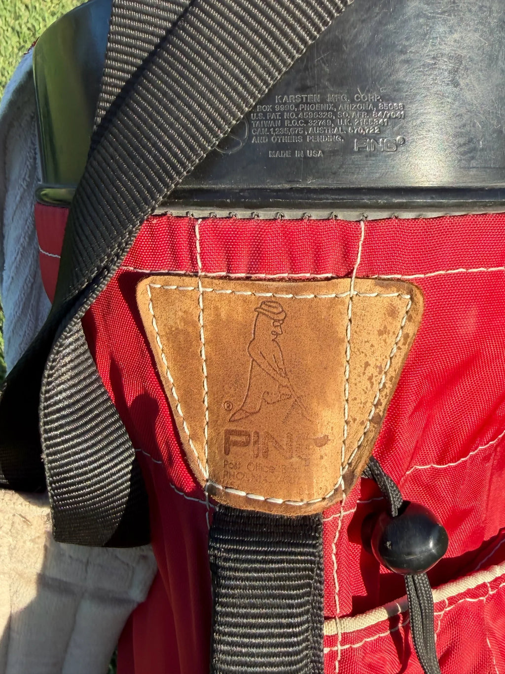 Original Ping L8 Red Carry Bag — Tournament Embroidered