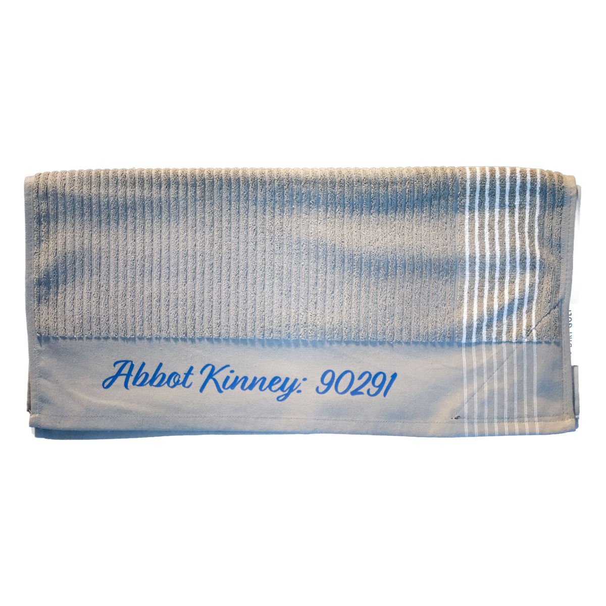 Club Crest Caddy Towel, Valspar/Cream Stripe