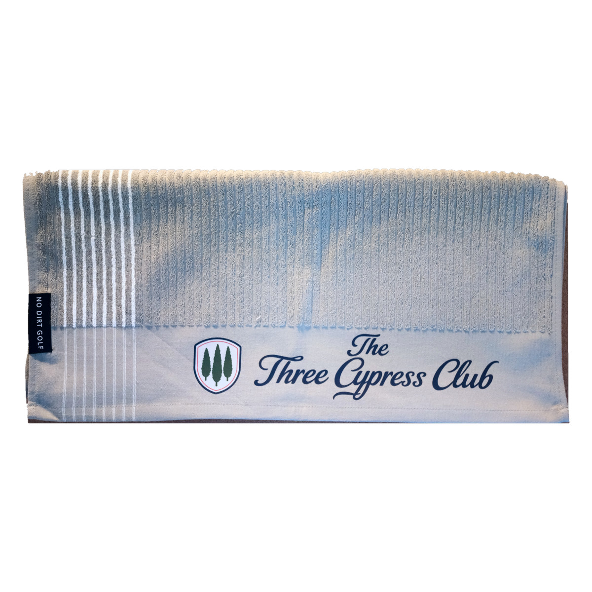Club Crest Caddy Towel, Valspar/Cream Stripe