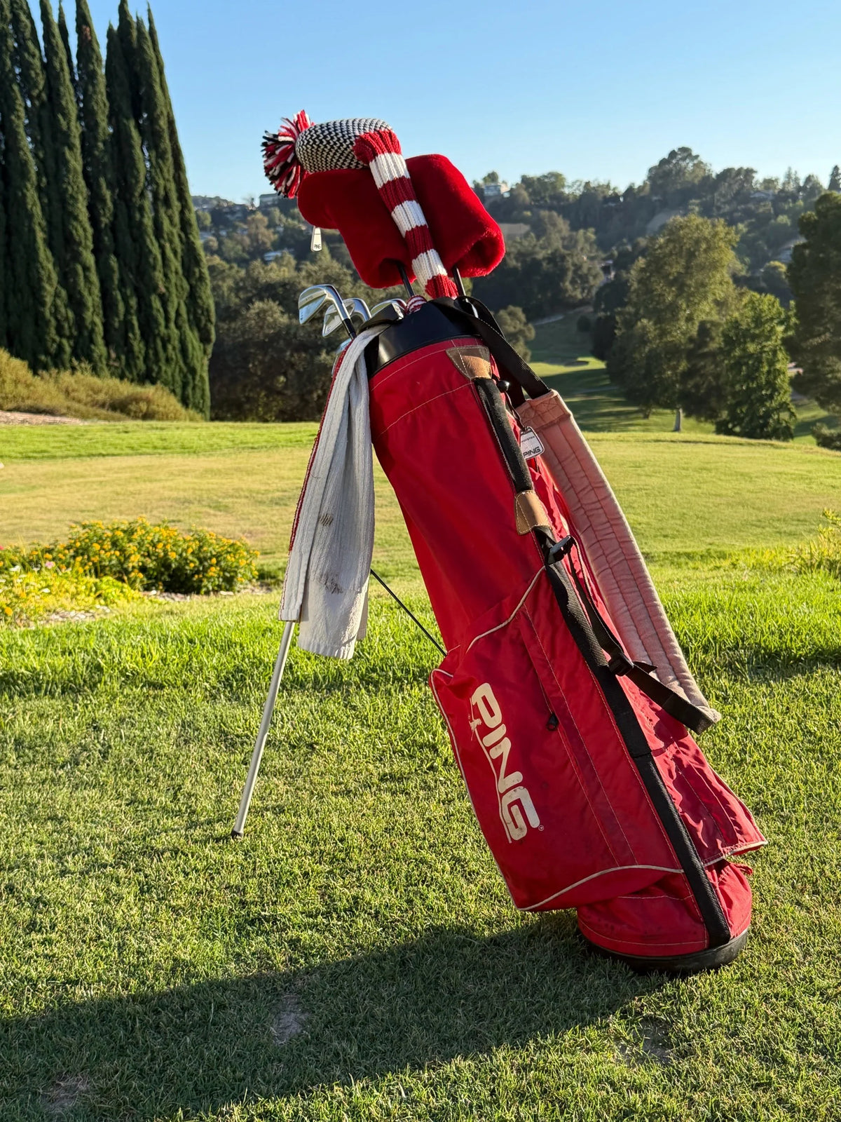 Original Ping L8 Red Carry Bag — Tournament Embroidered