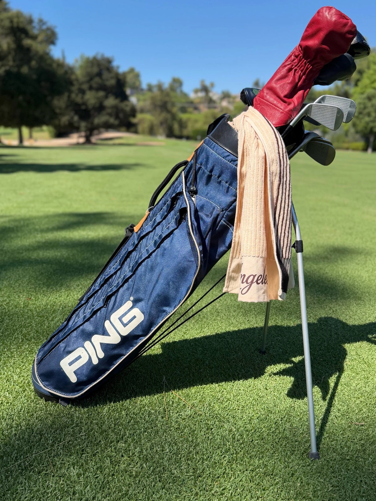 Original Ping L8 Single Strap Navy Stand Bag