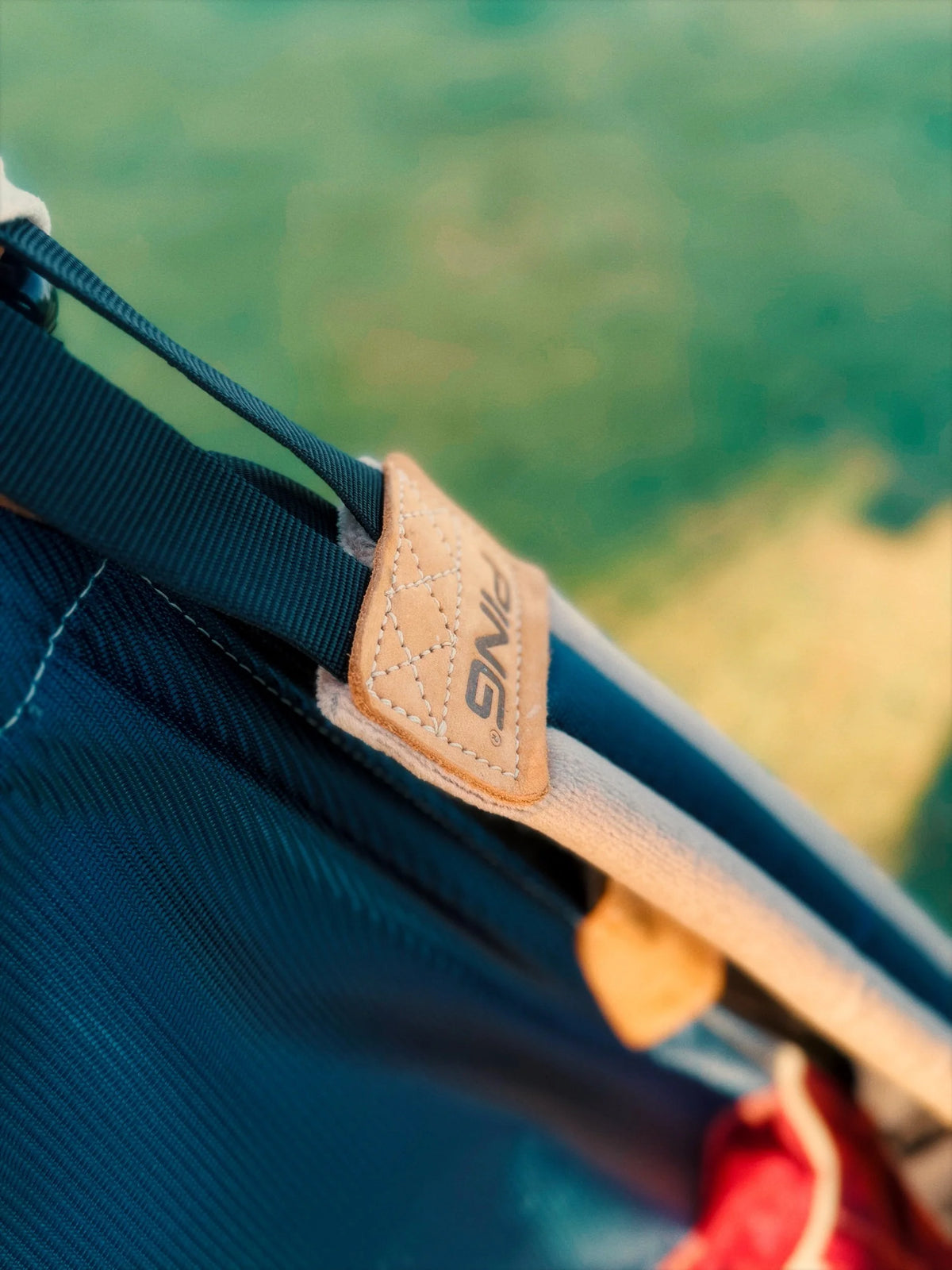Original PING L8 Single Strap — NAVY / BURGUNDY/ WHITE