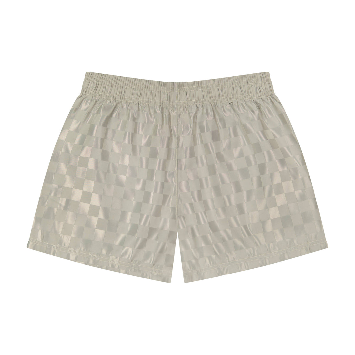 Umbro junior's checkered athletic short, light grey