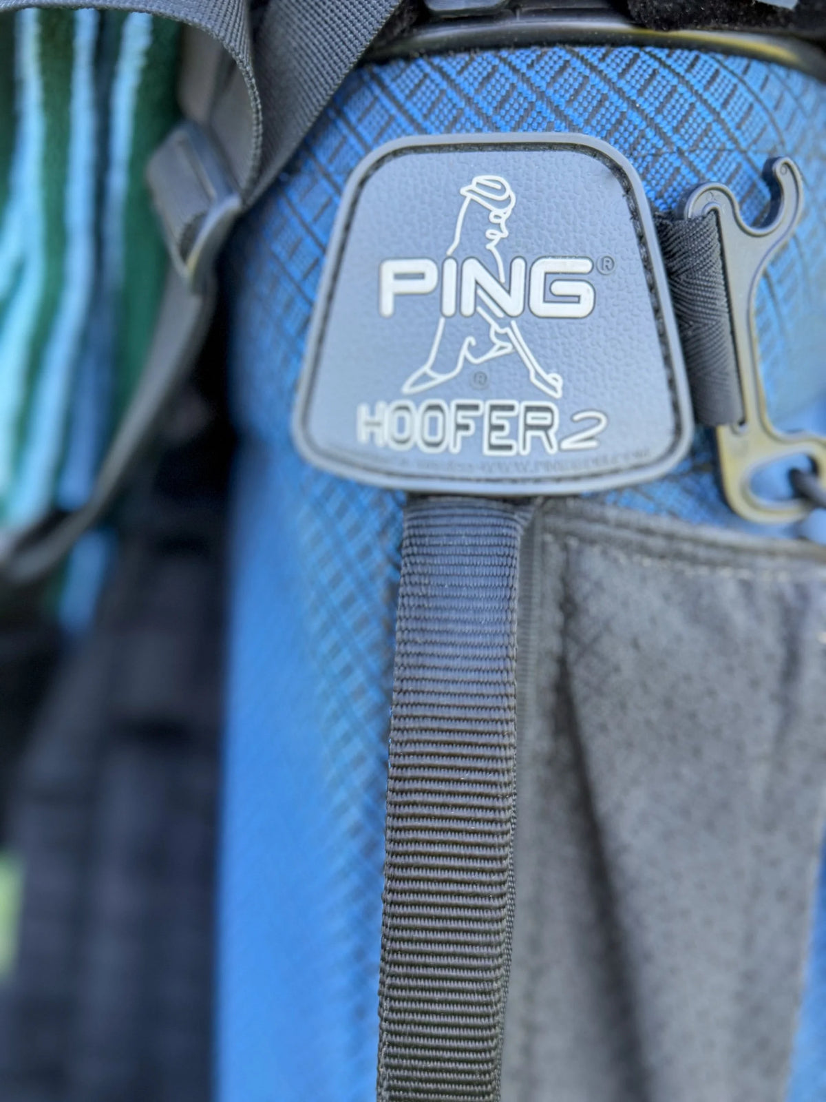 Ping Hoofer Two Navy/Black Dual Strap Stand Bag