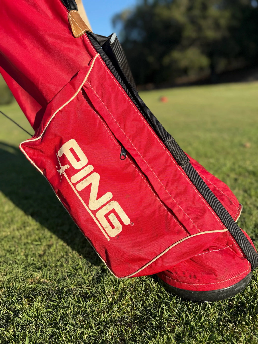 Original Ping L8 Red Carry Bag — Tournament Embroidered