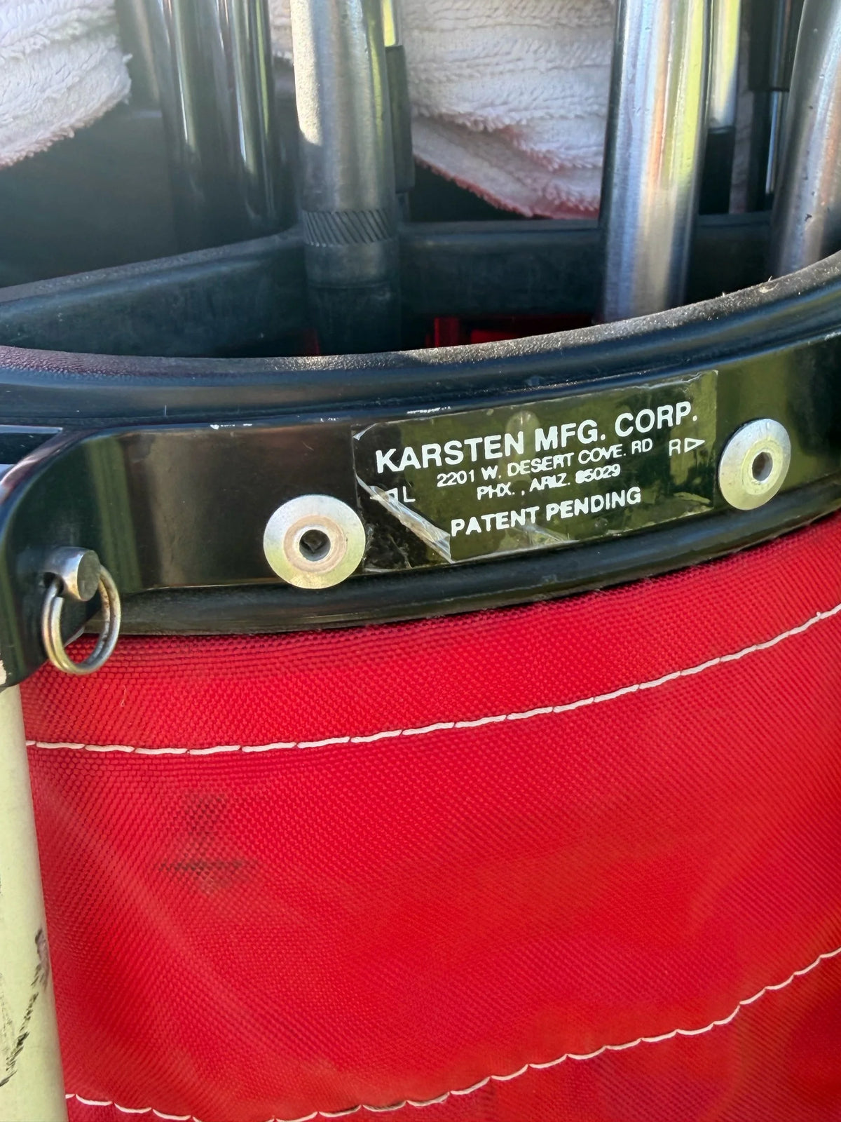 Original Ping L8 Red Carry Bag — Tournament Embroidered