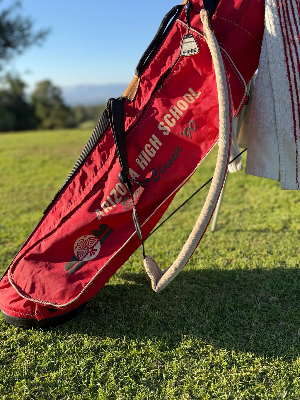 Original Ping L8 Red Carry Bag — Tournament Embroidered