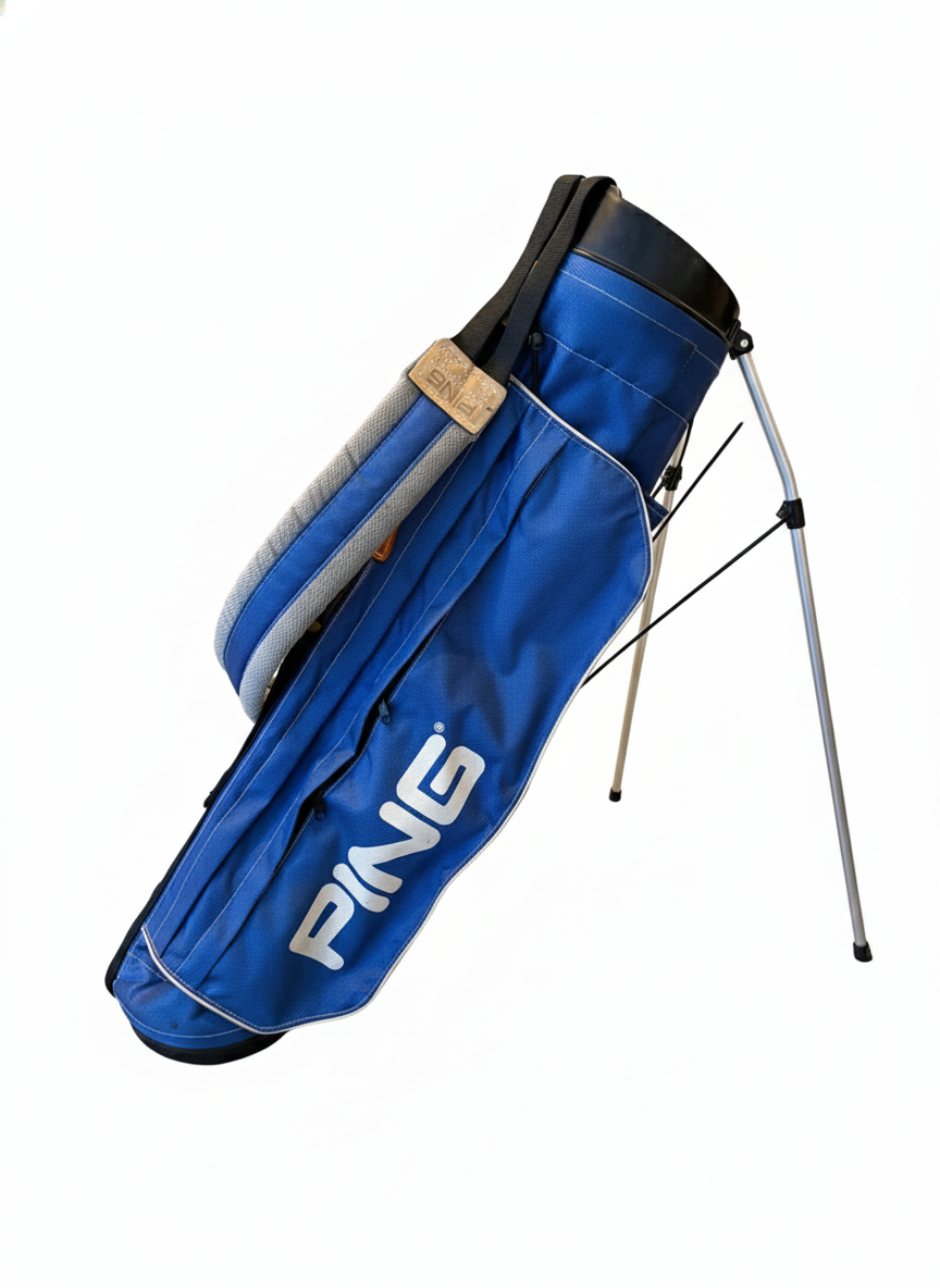 Original Ping Karsten Royal Blue Single Strap Stand Bag