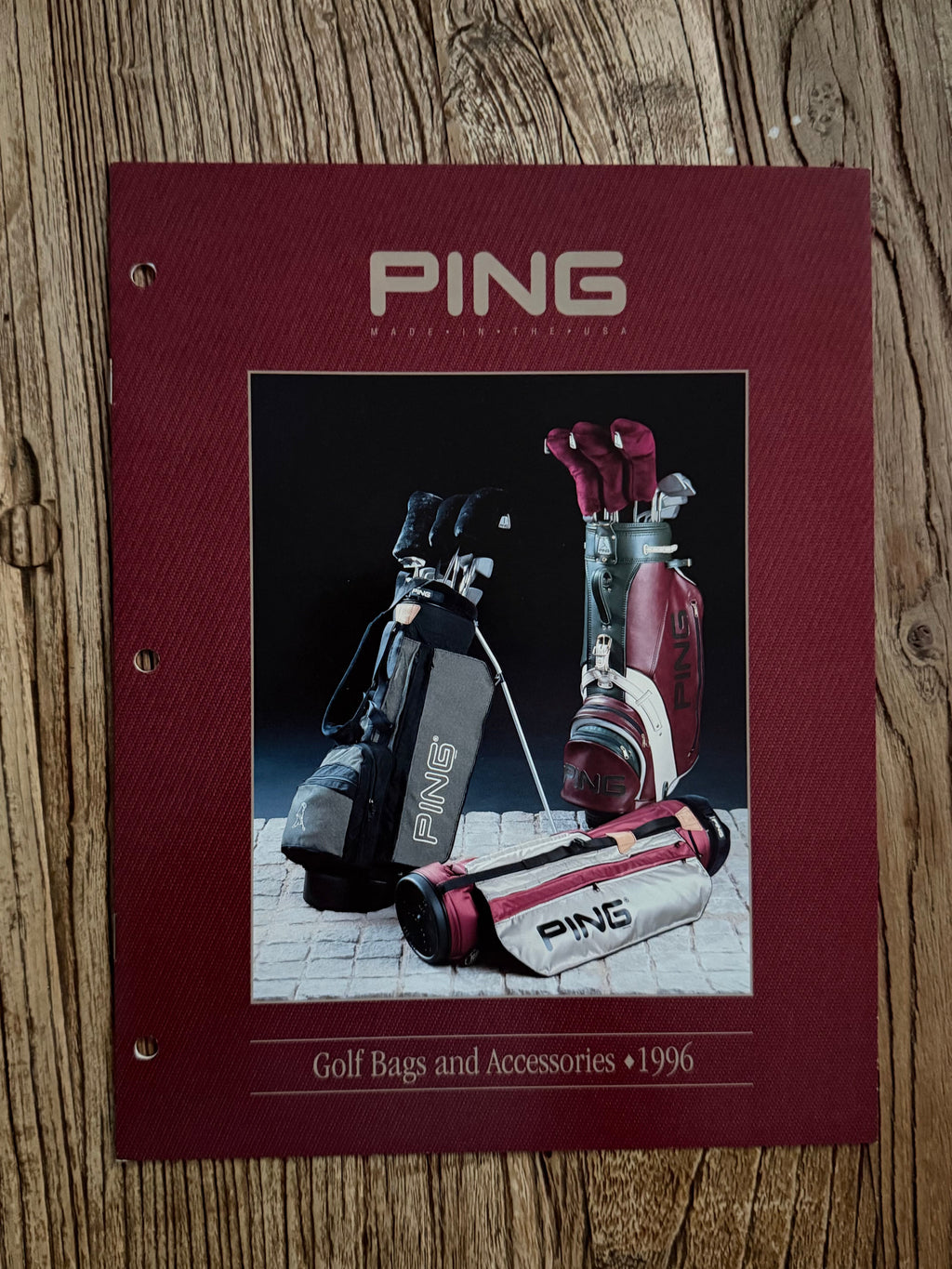 PING 1996 Golf Bags and Accessories catalogue cover
