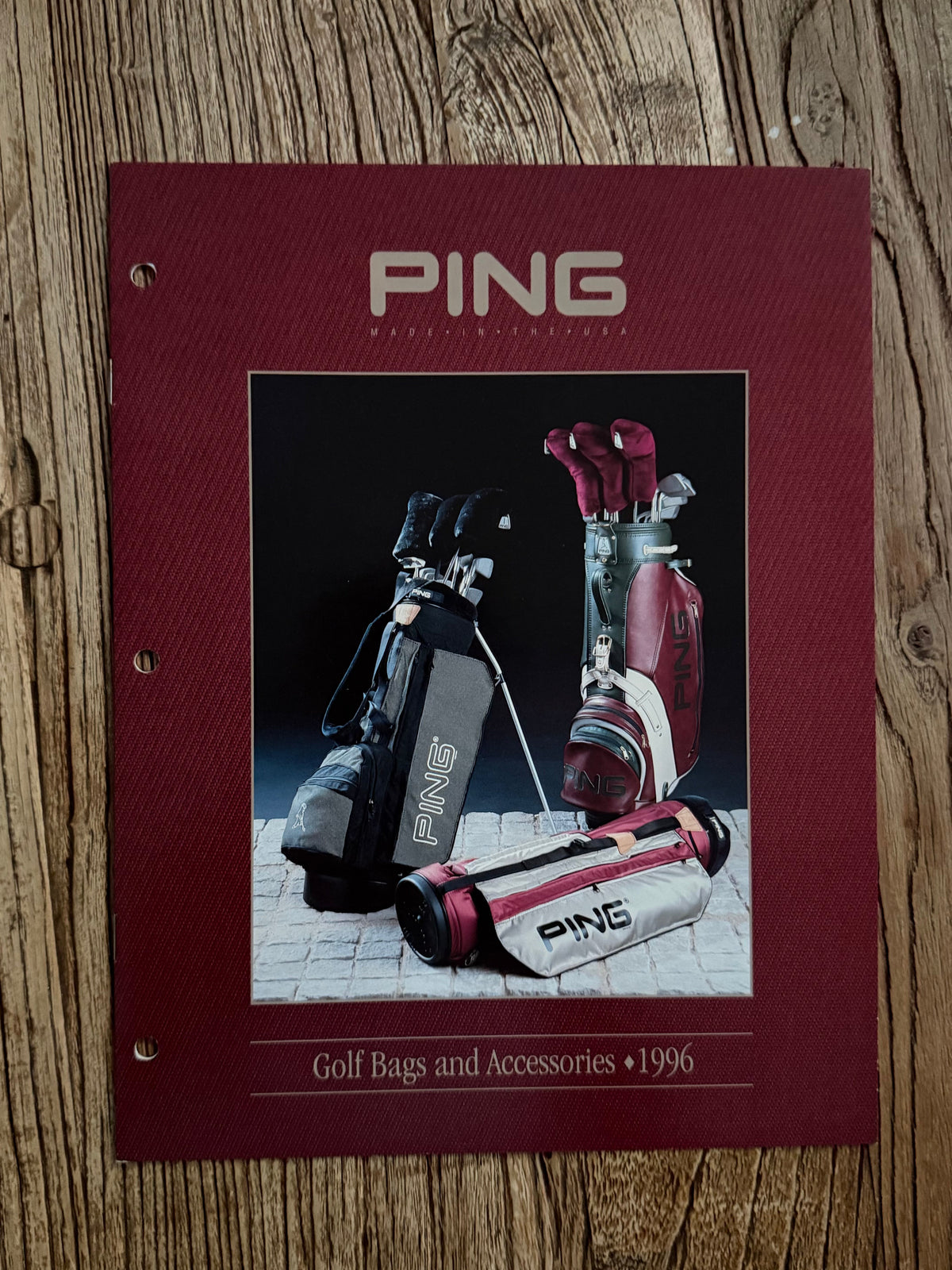 PING 1996 Golf Bags and Accessories catalogue cover