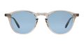 Garrett Leight Hampton Sun in Clay Crystal with Semi-Flat Pure Pacific lenses