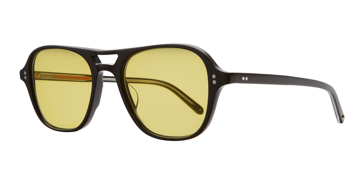 Garrett Leight Doc Sun, Bio Black / Desert Sun, side
