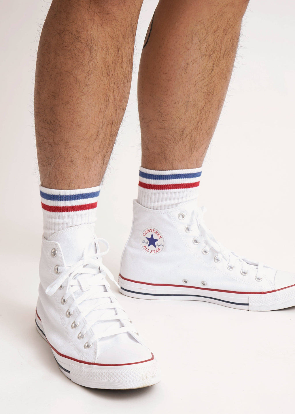American Trench Kennedy crew socks, summer white