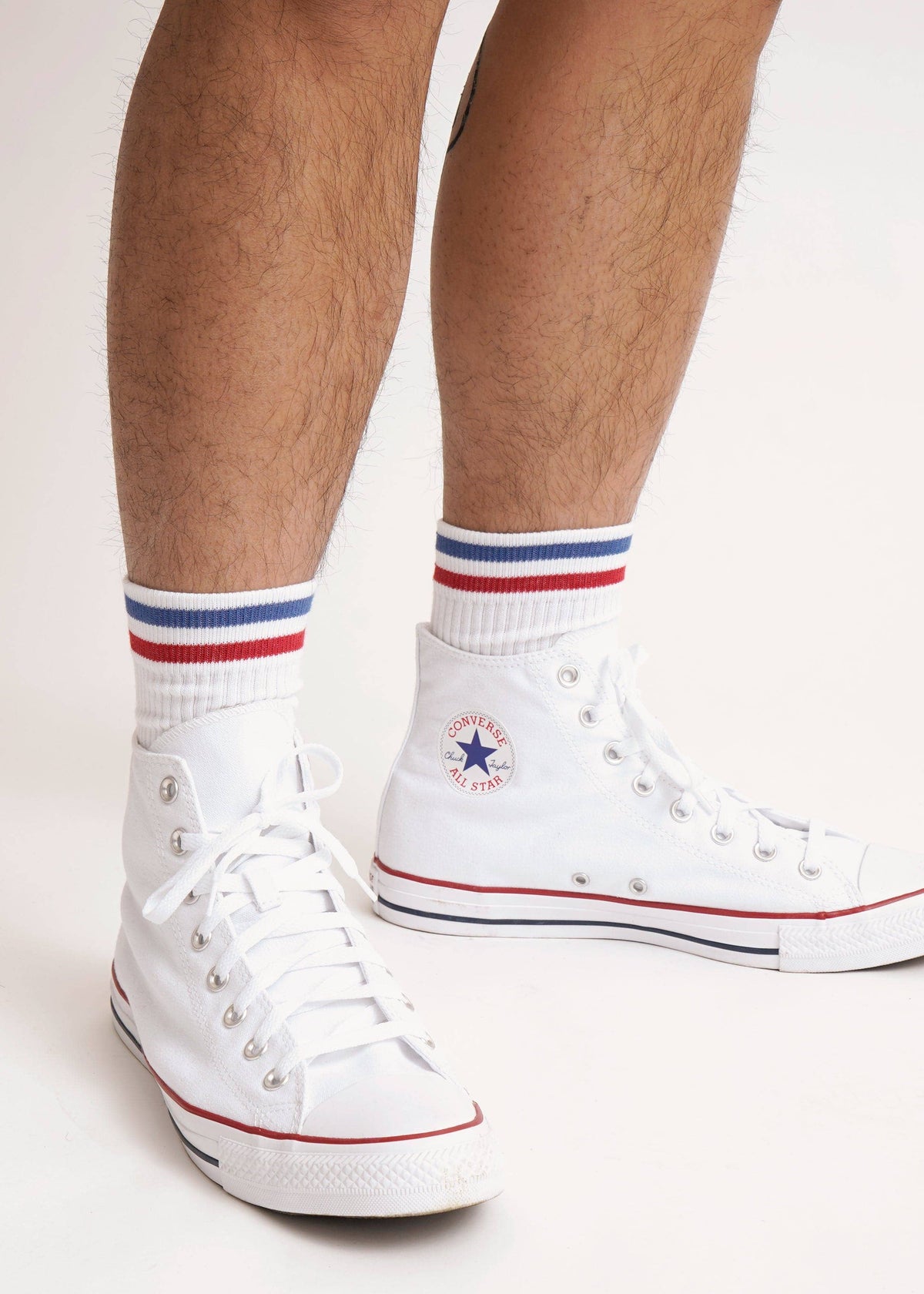 American Trench Kennedy crew socks, summer white