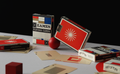 Art of Play Eames Starburst playing cards, red
