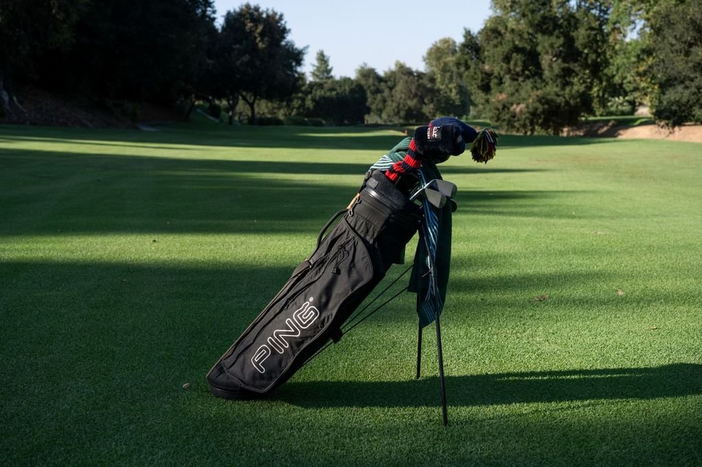 Original Ping L8 Black Dual Strap Stand Bag