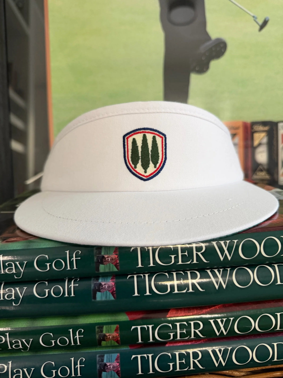 Members Logo Tour Visor - White