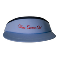 Script Tour Visor - Light Blue / Navy, front