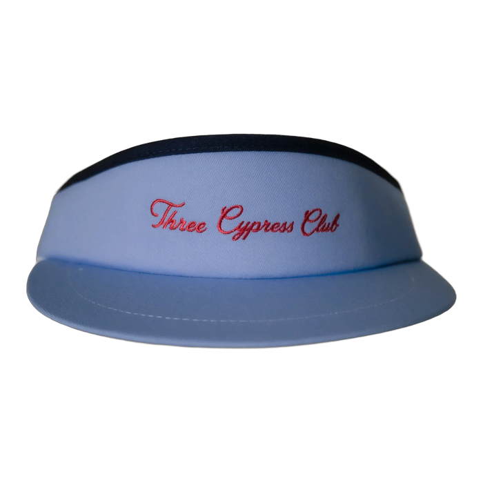 Script Tour Visor - Light Blue / Navy