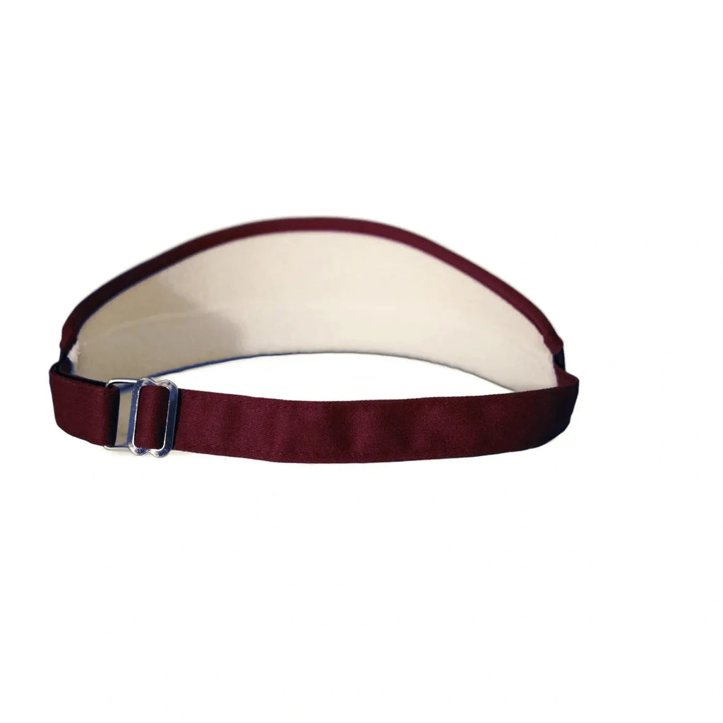 Script Tour Visor - Navy / Burgundy, back